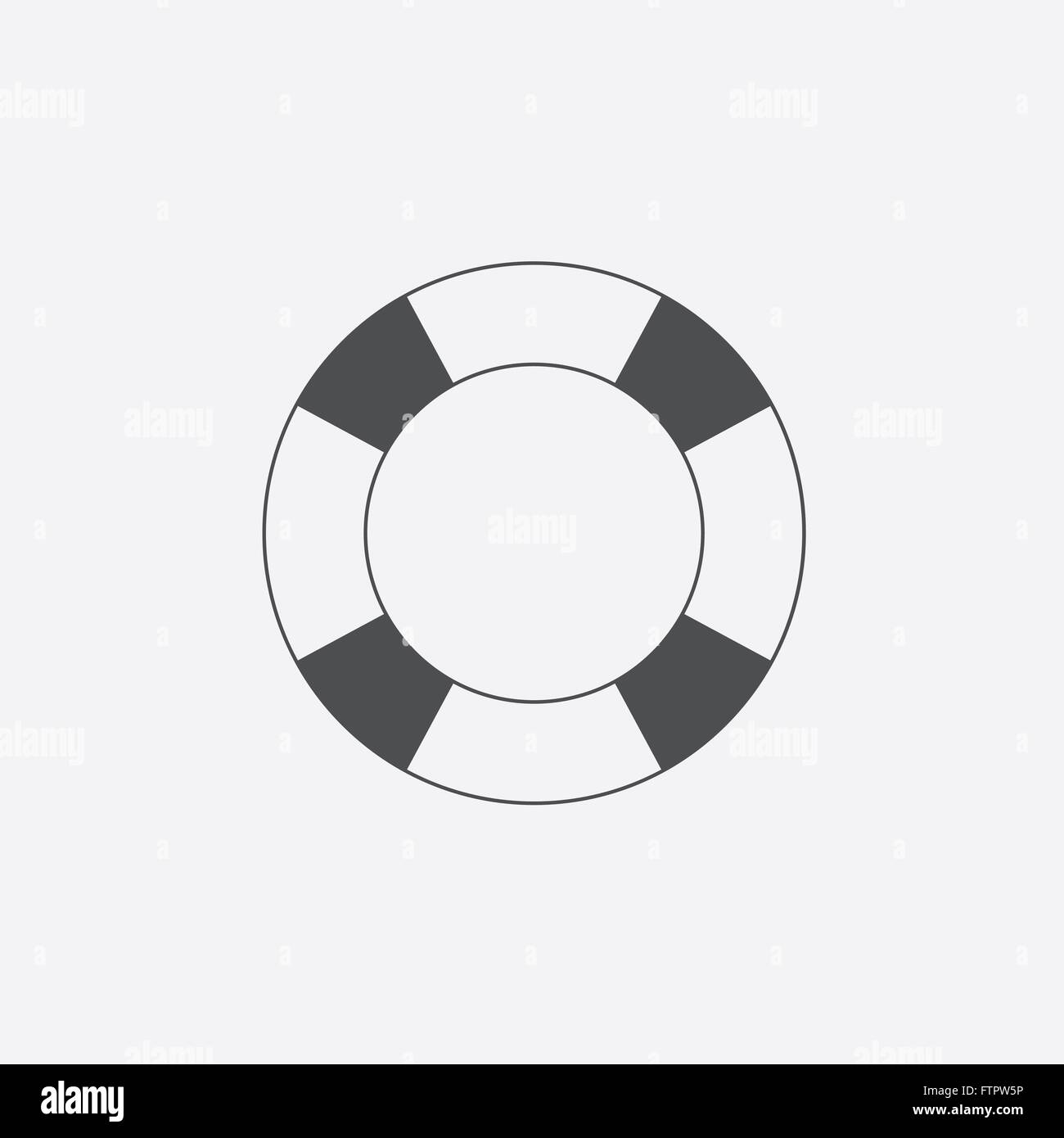 Lifebuoy Sign Symbol Vector Illustration Stock Vector Image & Art Alamy