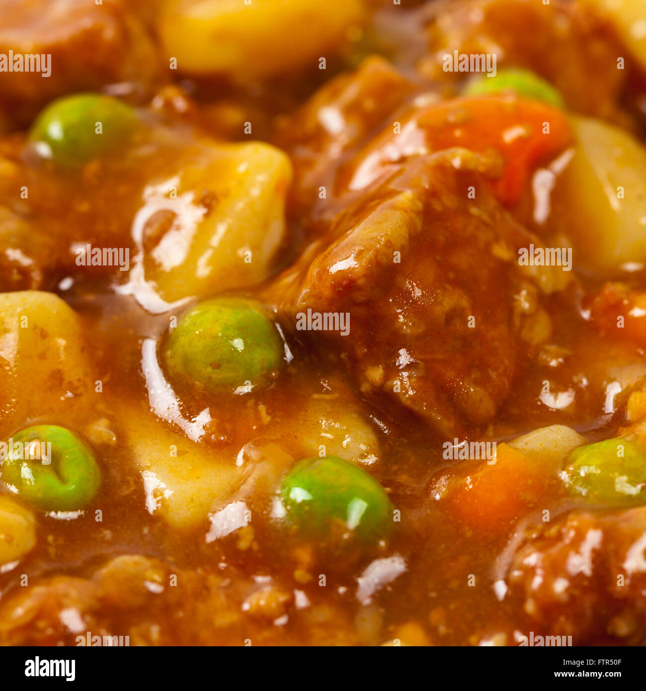 Beef Stew with Potatoes and Carrots Stock Photo Alamy