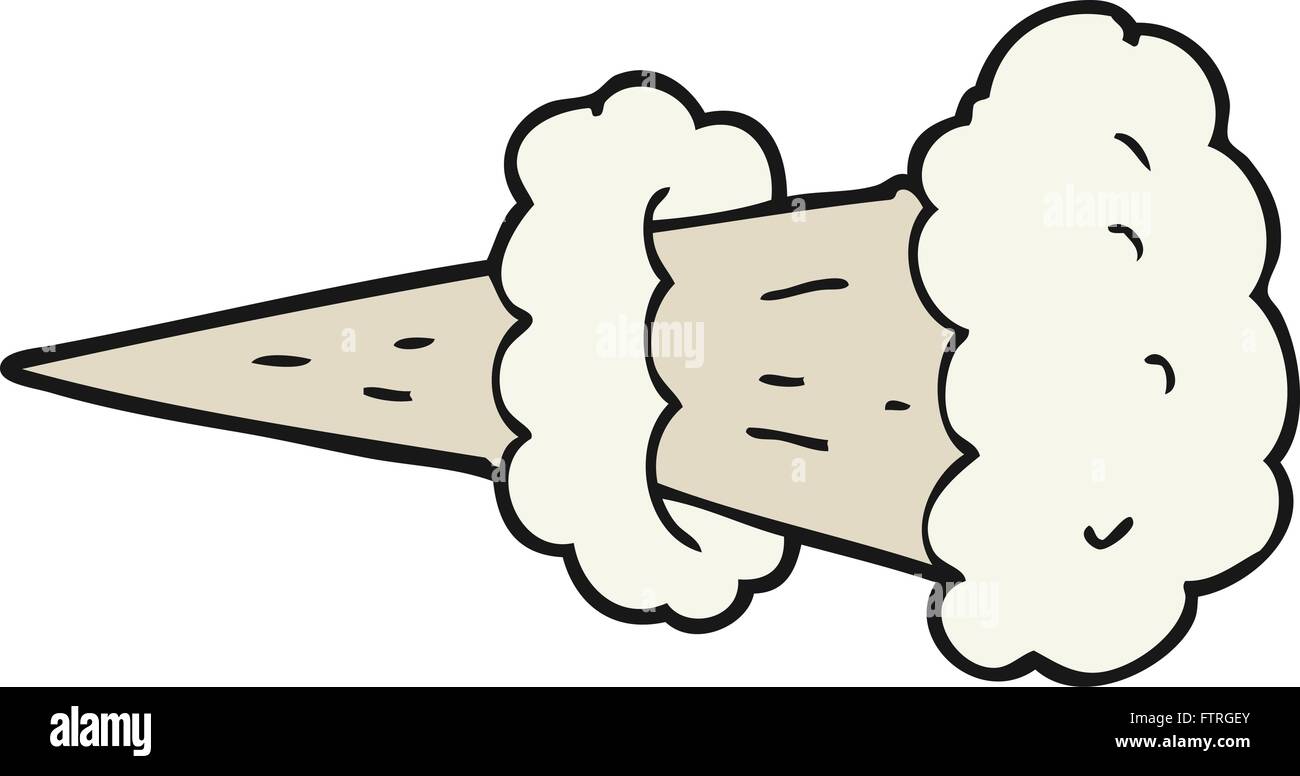 freehand drawn cartoon smoke blast Stock Vector Image & Art - Alamy