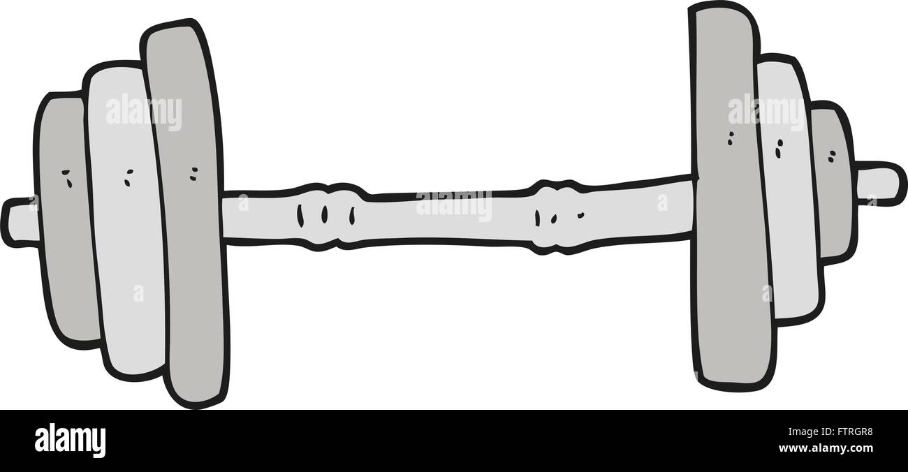 freehand drawn cartoon barbell Stock Vector Image & Art Alamy