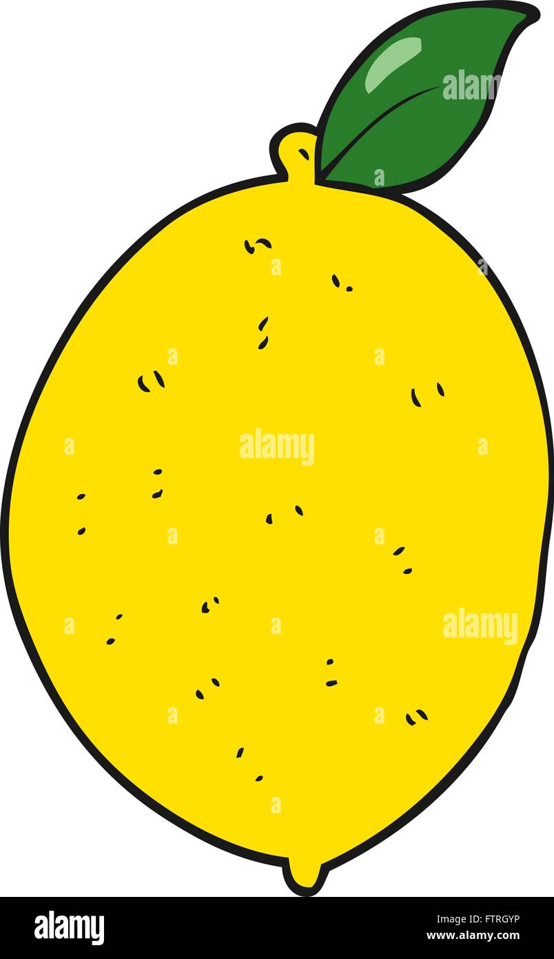 freehand drawn cartoon lemon Stock Vector Image & Art - Alamy