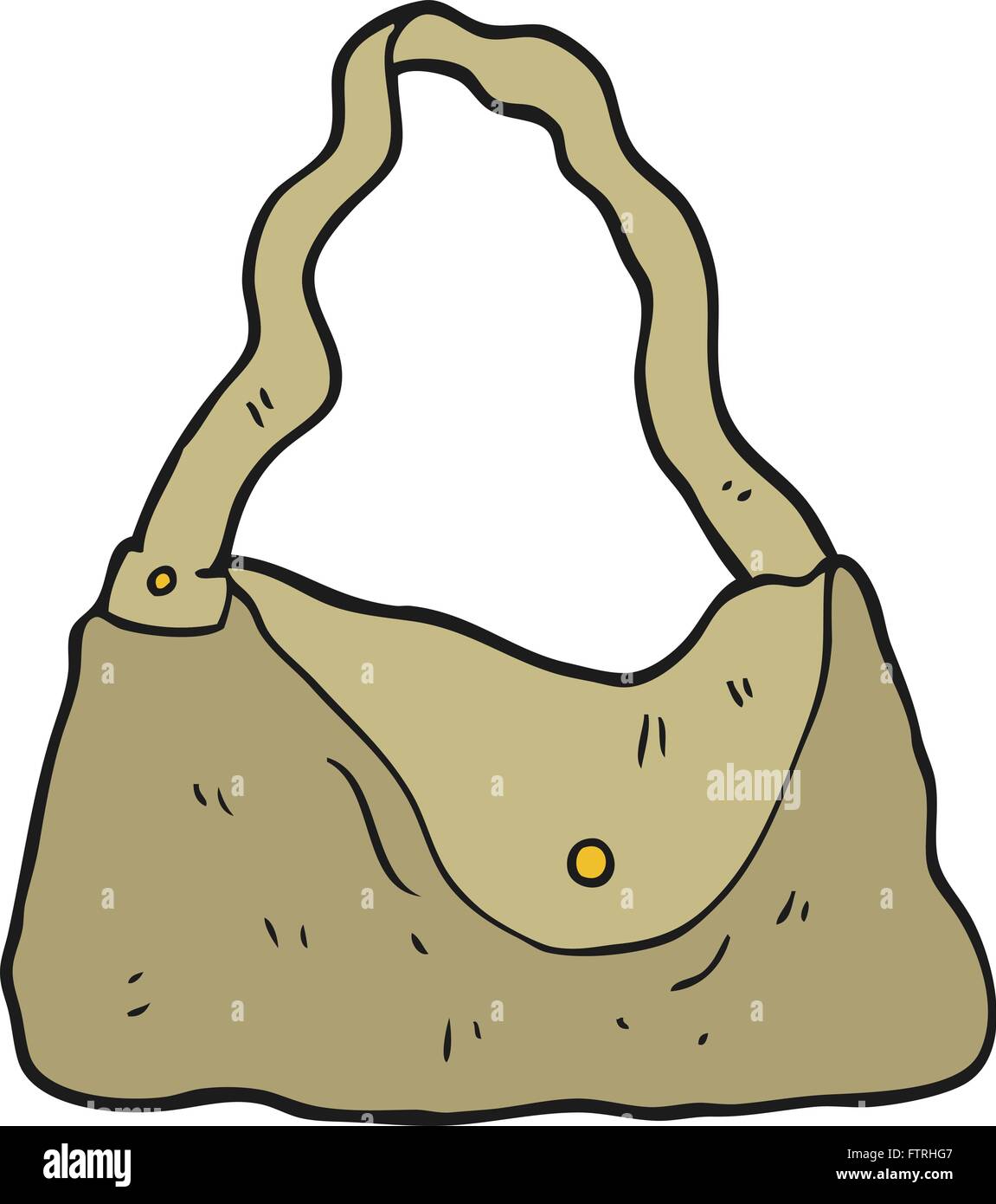 freehand drawn cartoon handbag Stock Vector Image & Art - Alamy