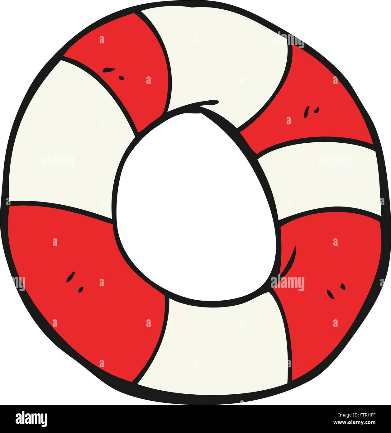 freehand drawn cartoon life ring Stock Vector Image & Art - Alamy