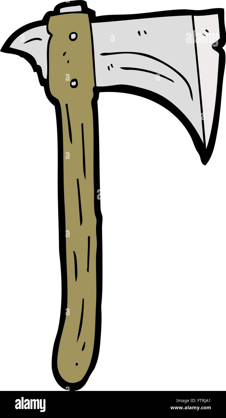 freehand drawn cartoon axe Stock Vector Image & Art Alamy