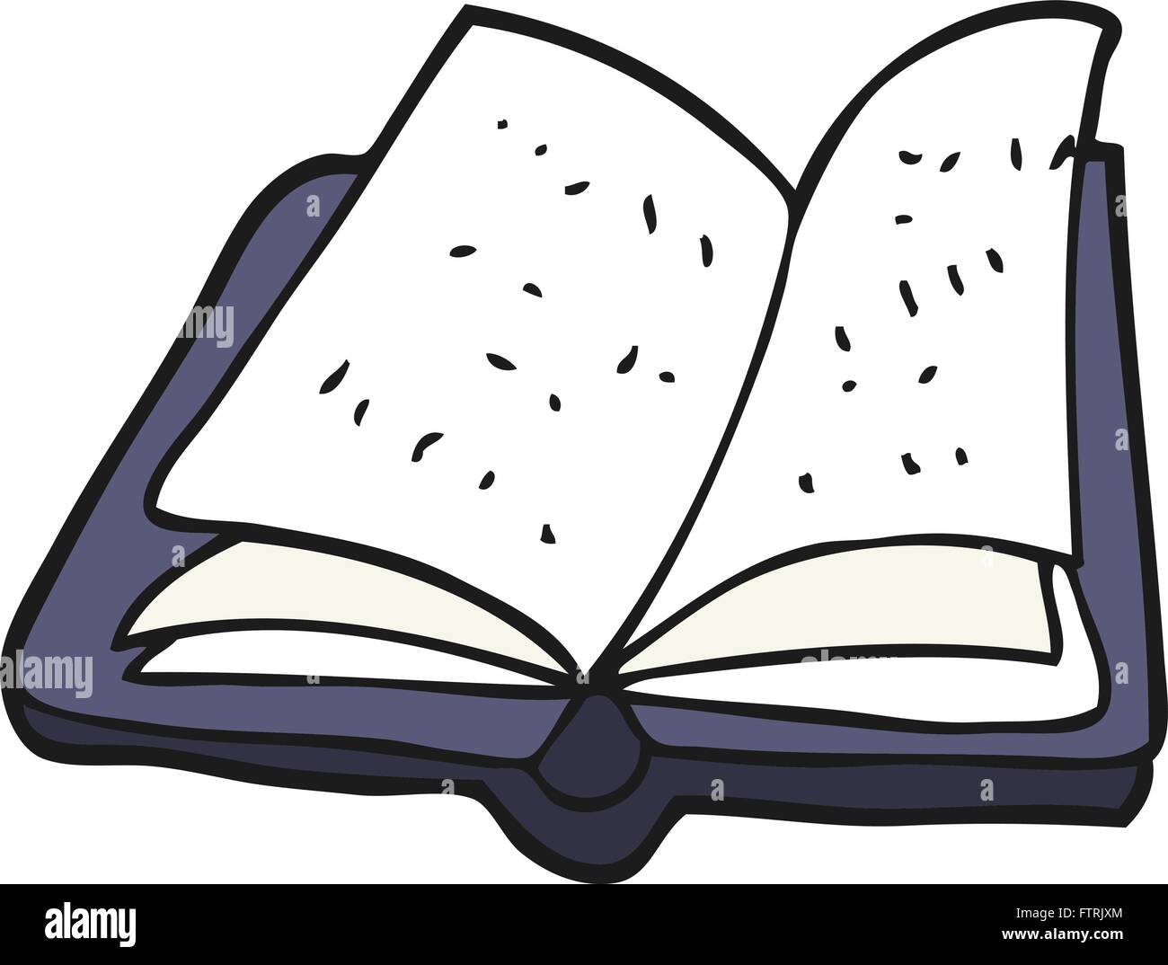freehand drawn cartoon book Stock Vector Image &amp; Art - Alamy
