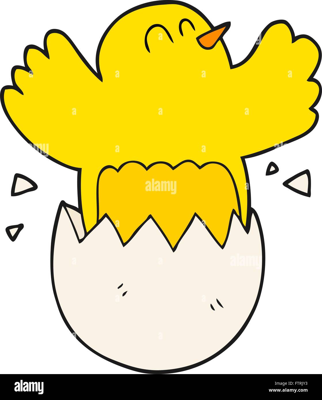 freehand drawn cartoon hatching egg Stock Vector Image & Art Alamy