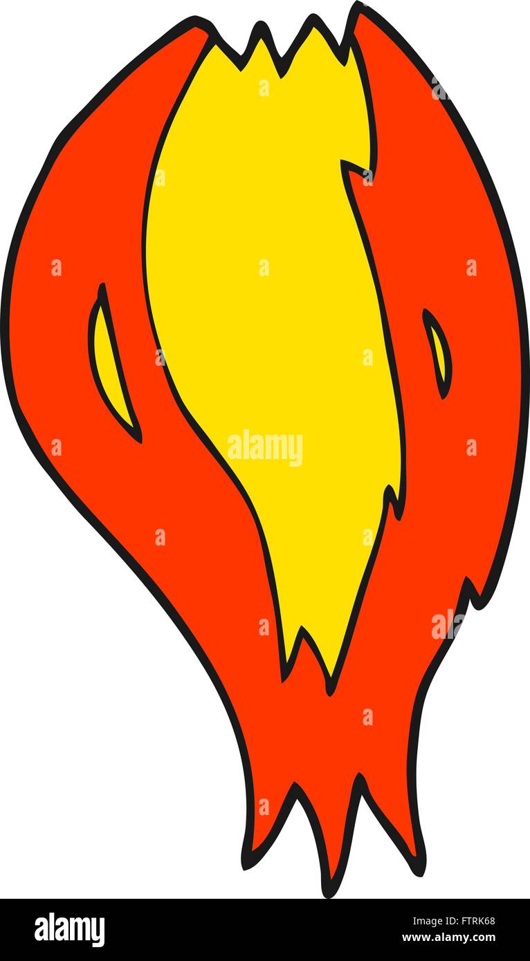 freehand drawn cartoon rocket ship flames Stock Vector Image & Art - Alamy