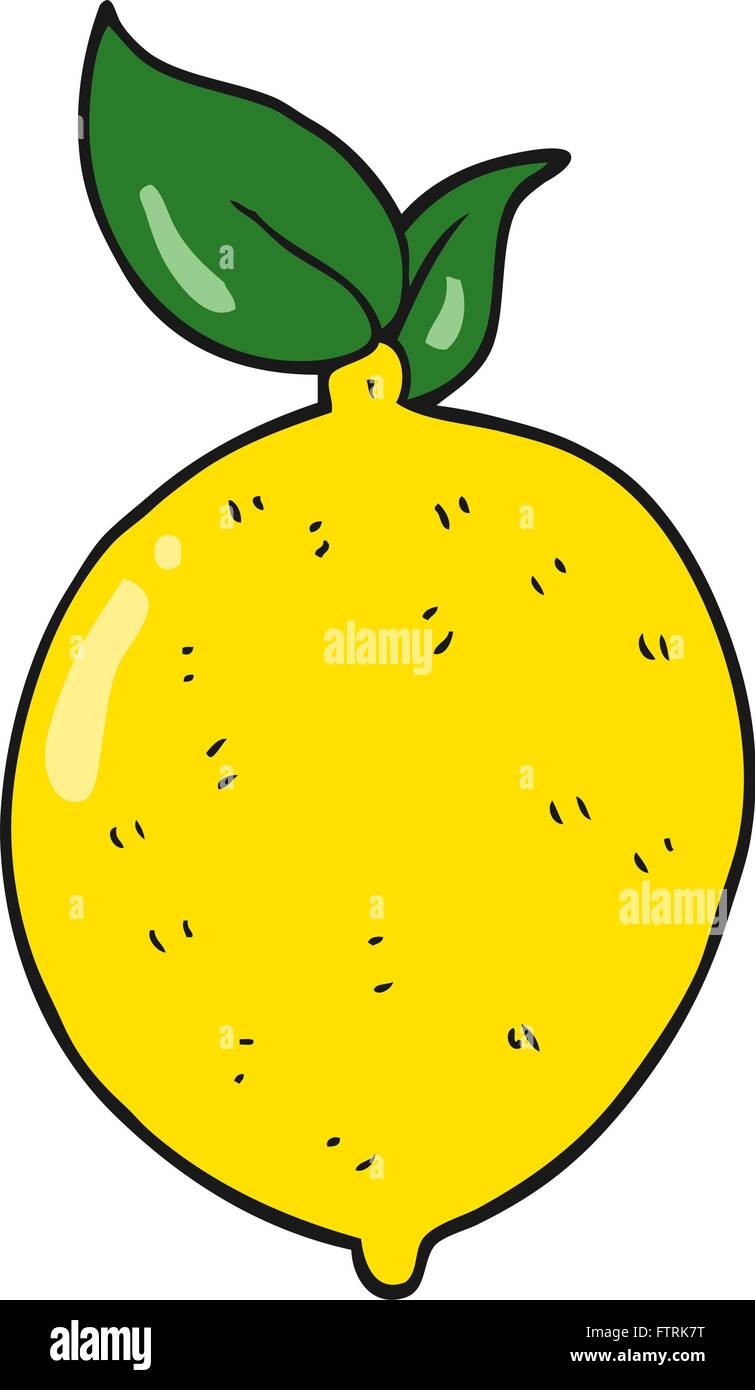 freehand drawn cartoon lemon Stock Vector Image & Art - Alamy