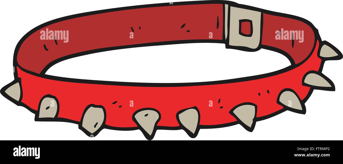 freehand drawn cartoon dog collar Stock Vector Image & Art Alamy