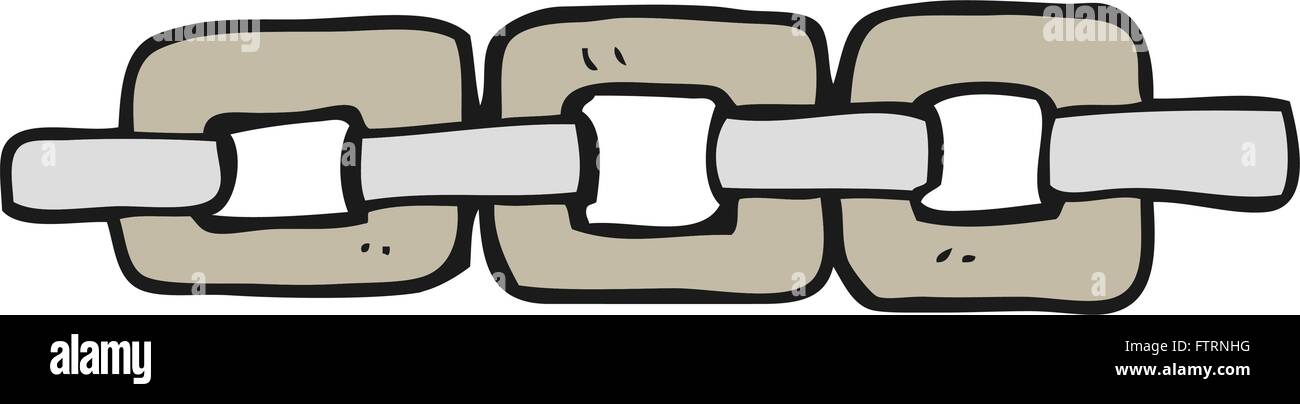 freehand drawn cartoon chain Stock Vector Image & Art - Alamy