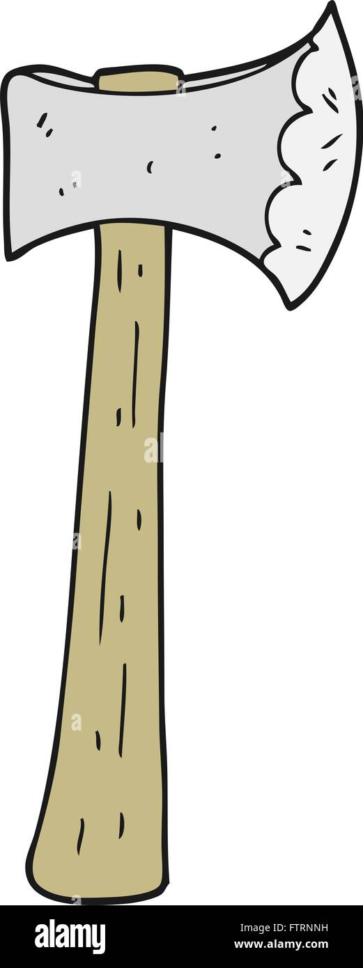 freehand drawn cartoon axe Stock Vector Image & Art Alamy