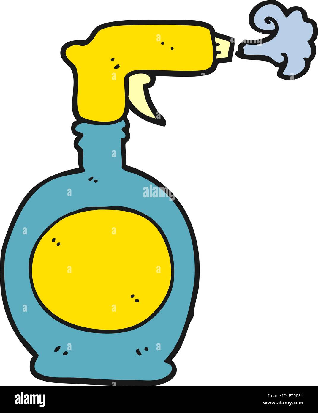 freehand drawn cartoon spray bottle Stock Vector Image & Art - Alamy