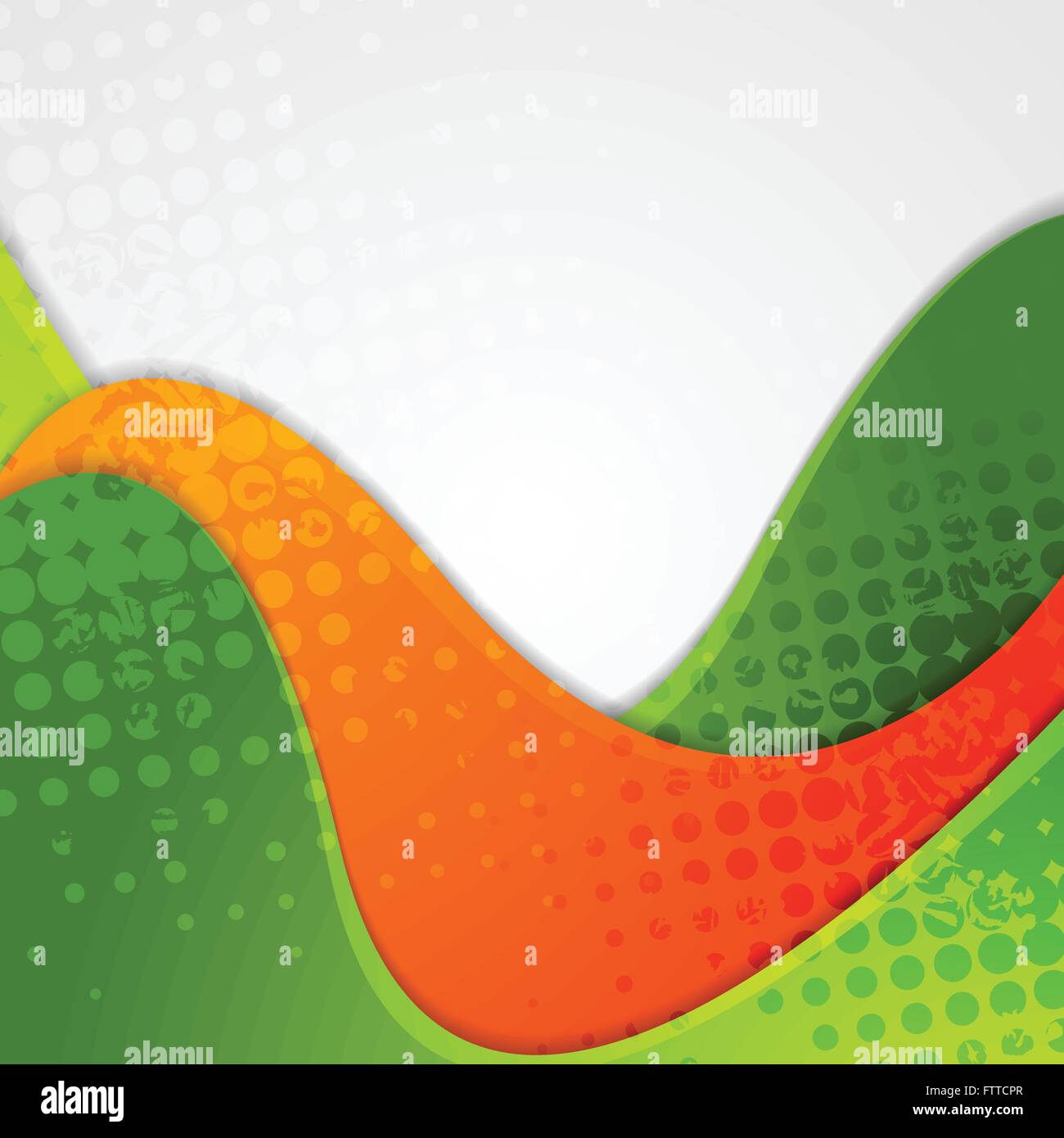 Bjp Green Orange Background Design