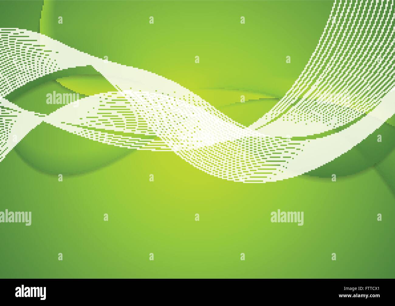 Abstract green wavy bright background. Vector illustration Stock Vector ...