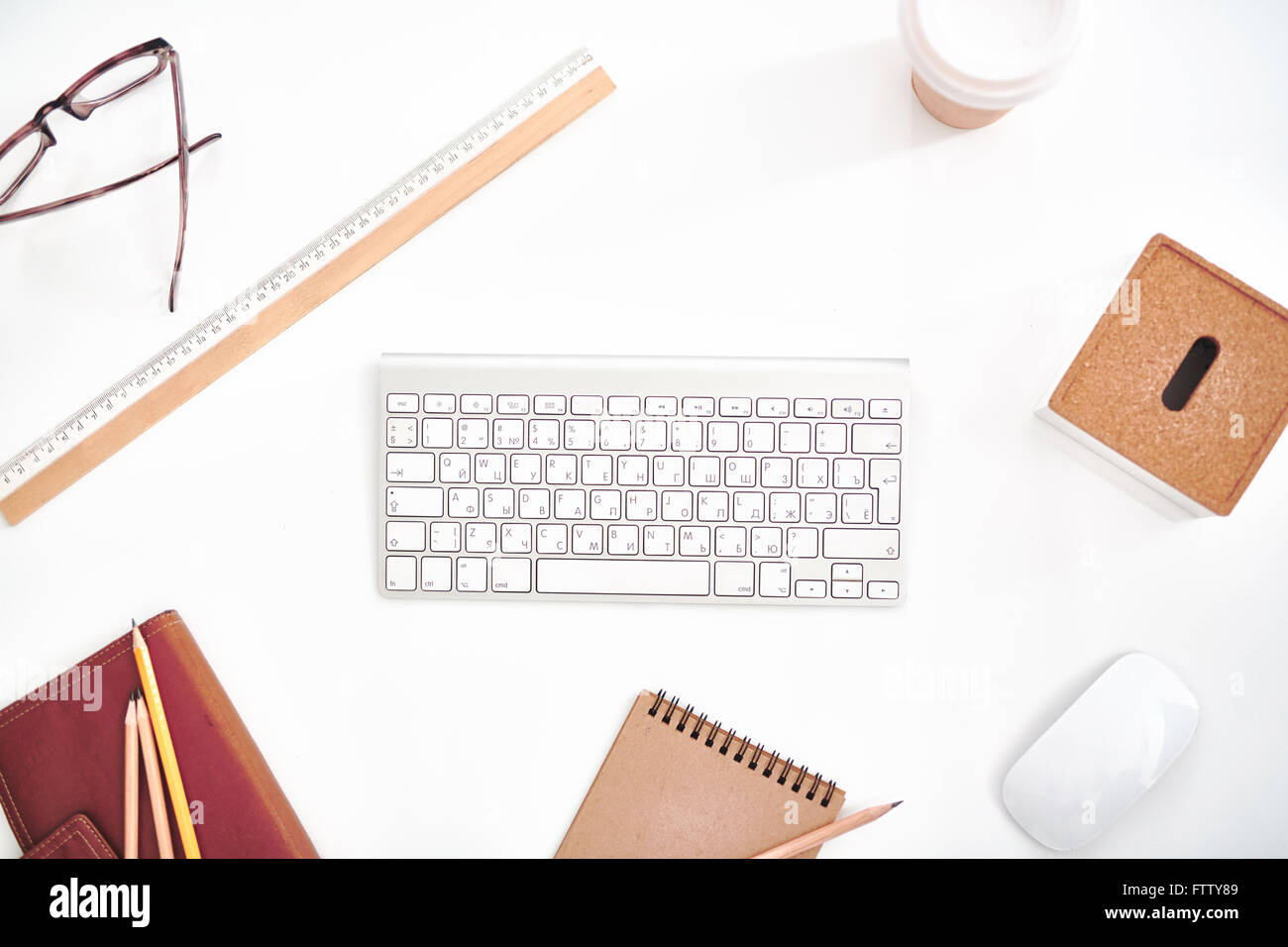 Office stationary Stock Photo