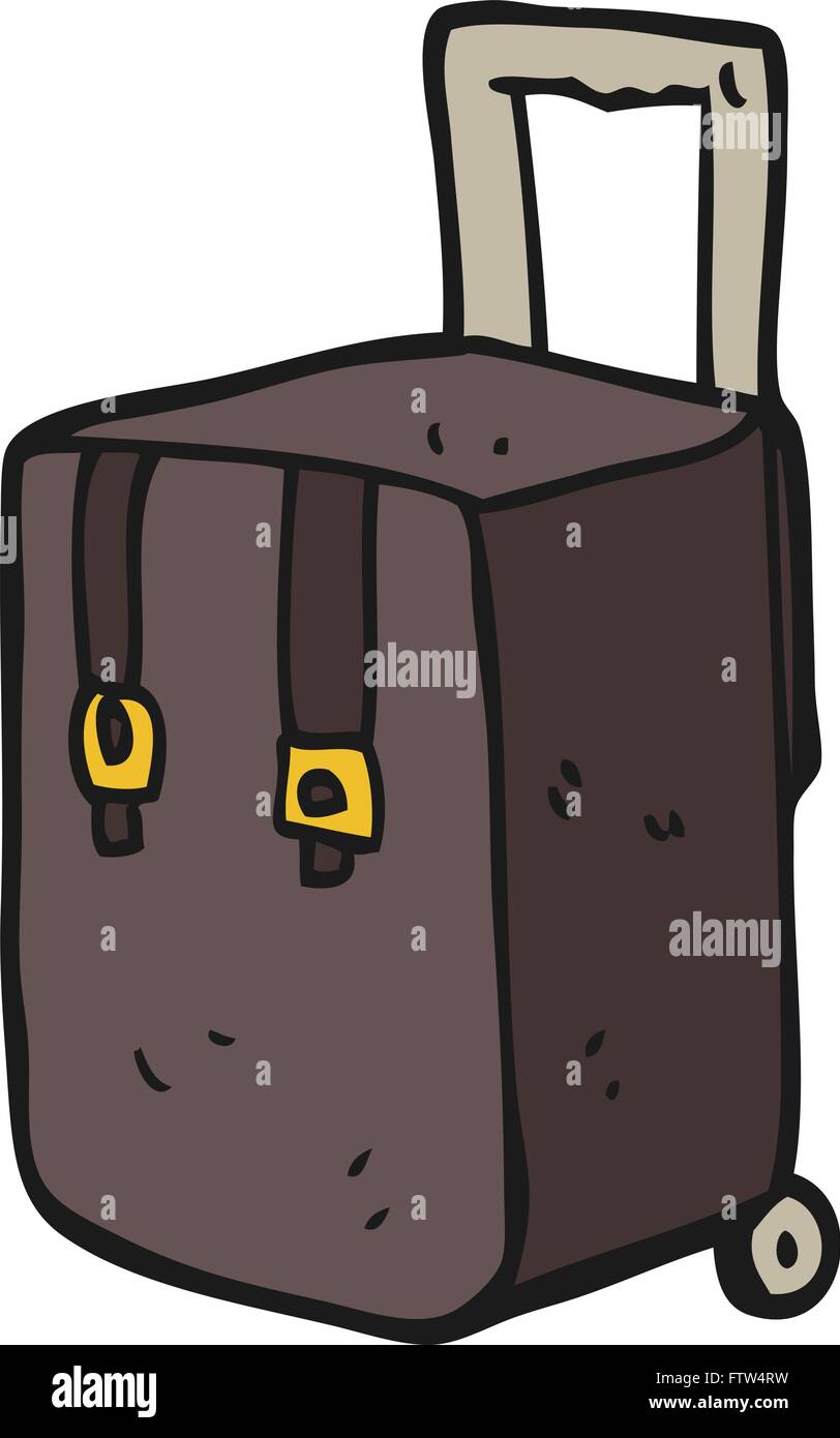 freehand drawn cartoon luggage Stock Vector Image & Art Alamy