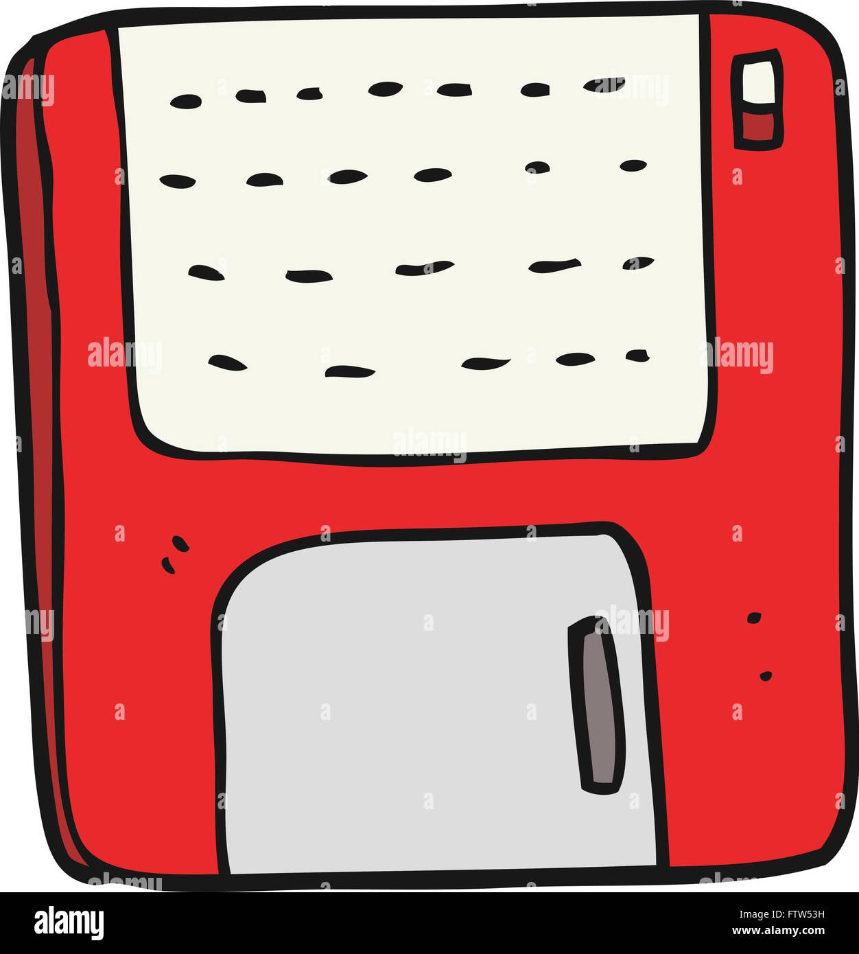 Freehand drawn cartoon old computer hi-res stock photography and images ...