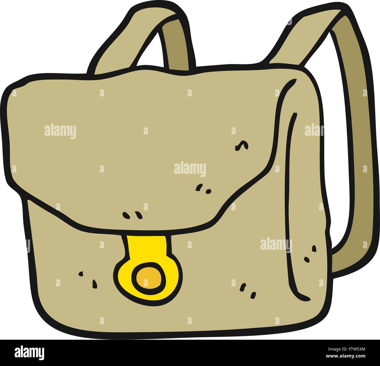 freehand drawn cartoon backpack Stock Vector Image & Art Alamy