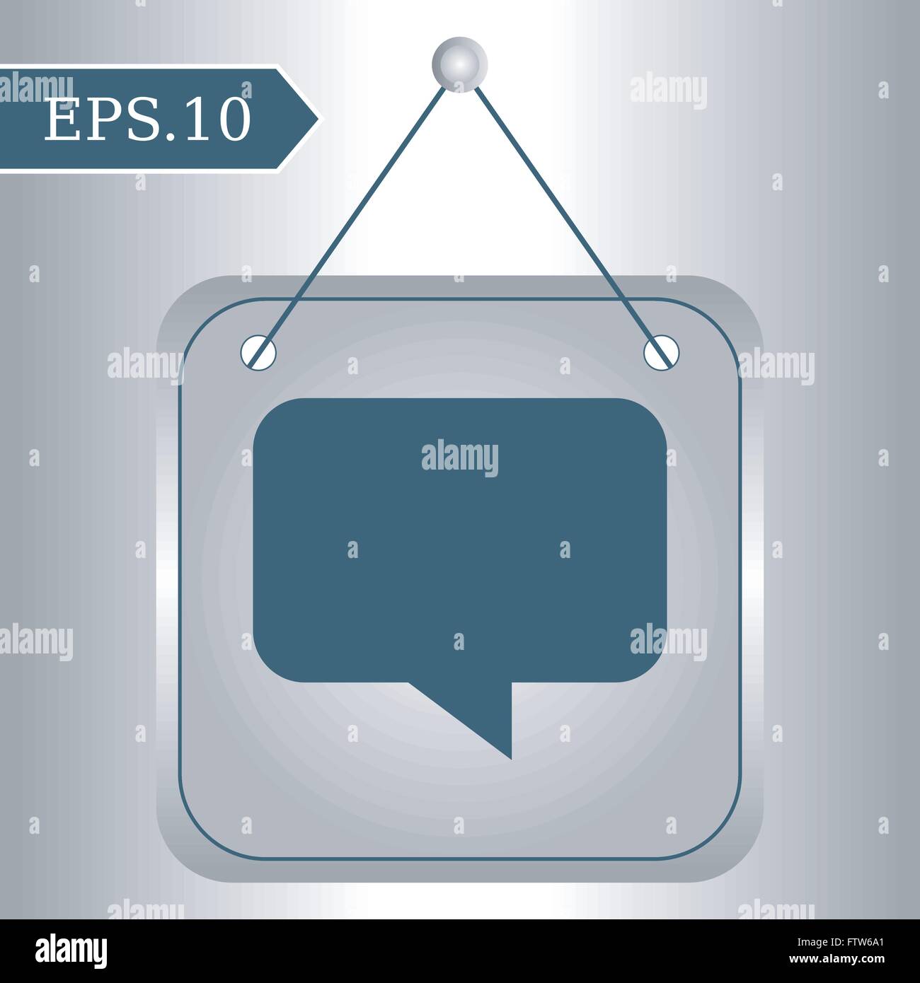 Speech bubble icons on background. Vector illustration Stock Vector ...