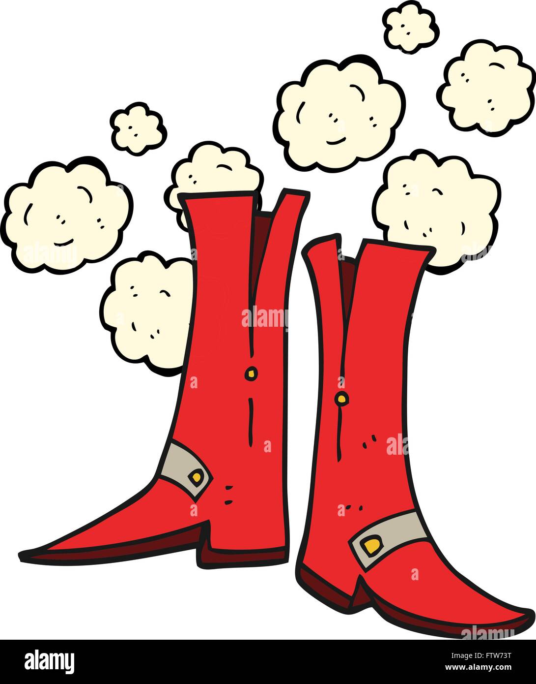freehand drawn cartoon boots Stock Vector Image & Art Alamy