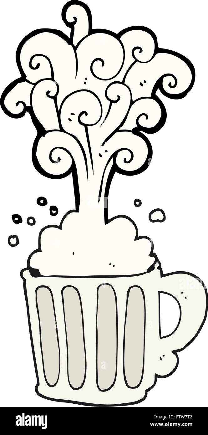 freehand drawn cartoon exploding beer Stock Vector Image & Art - Alamy