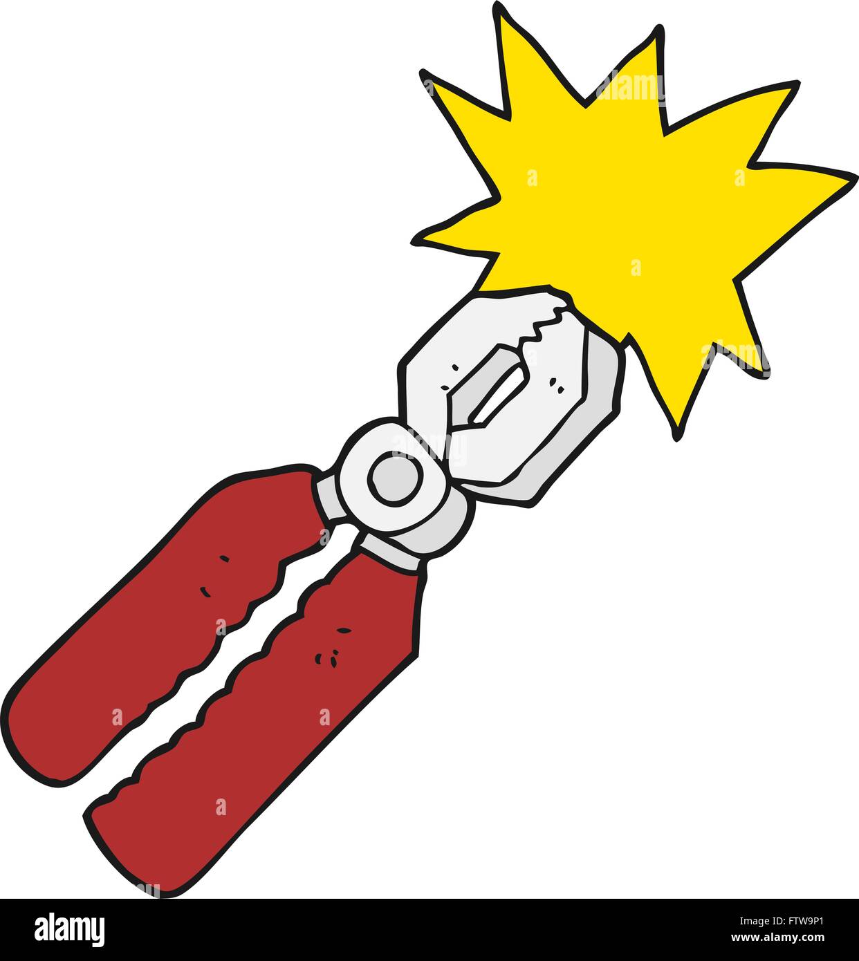 freehand drawn cartoon pliers Stock Vector Image & Art Alamy