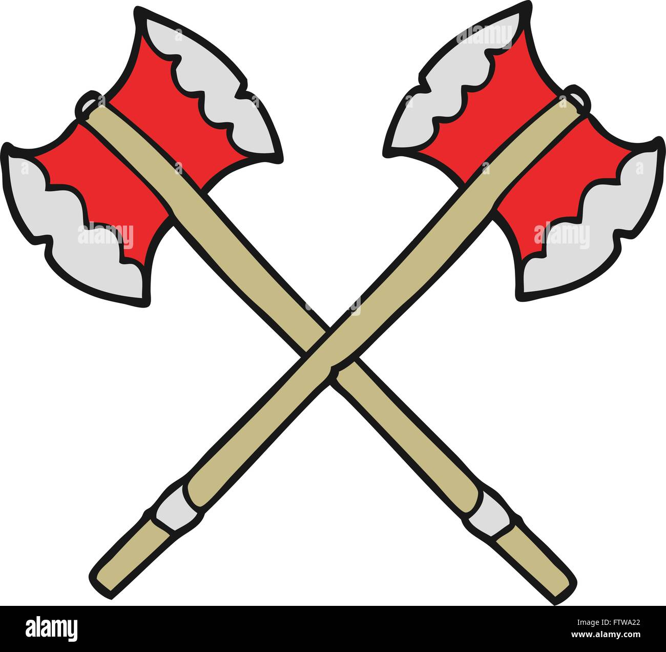 freehand drawn cartoon axes Stock Vector Image & Art Alamy