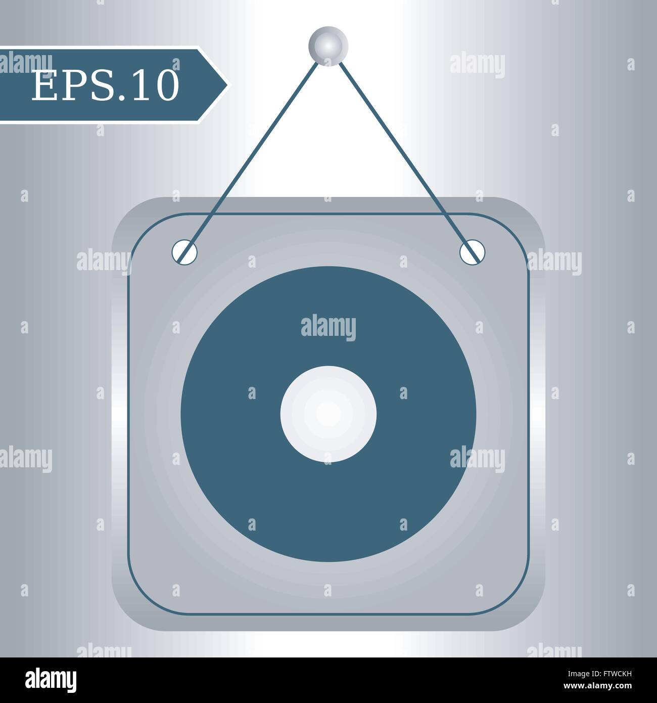 Cd label design Stock Vector Images - Alamy