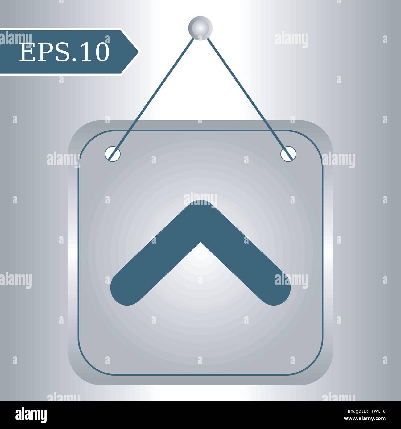 Pointing up arrow vector hi-res stock photography and images - Alamy