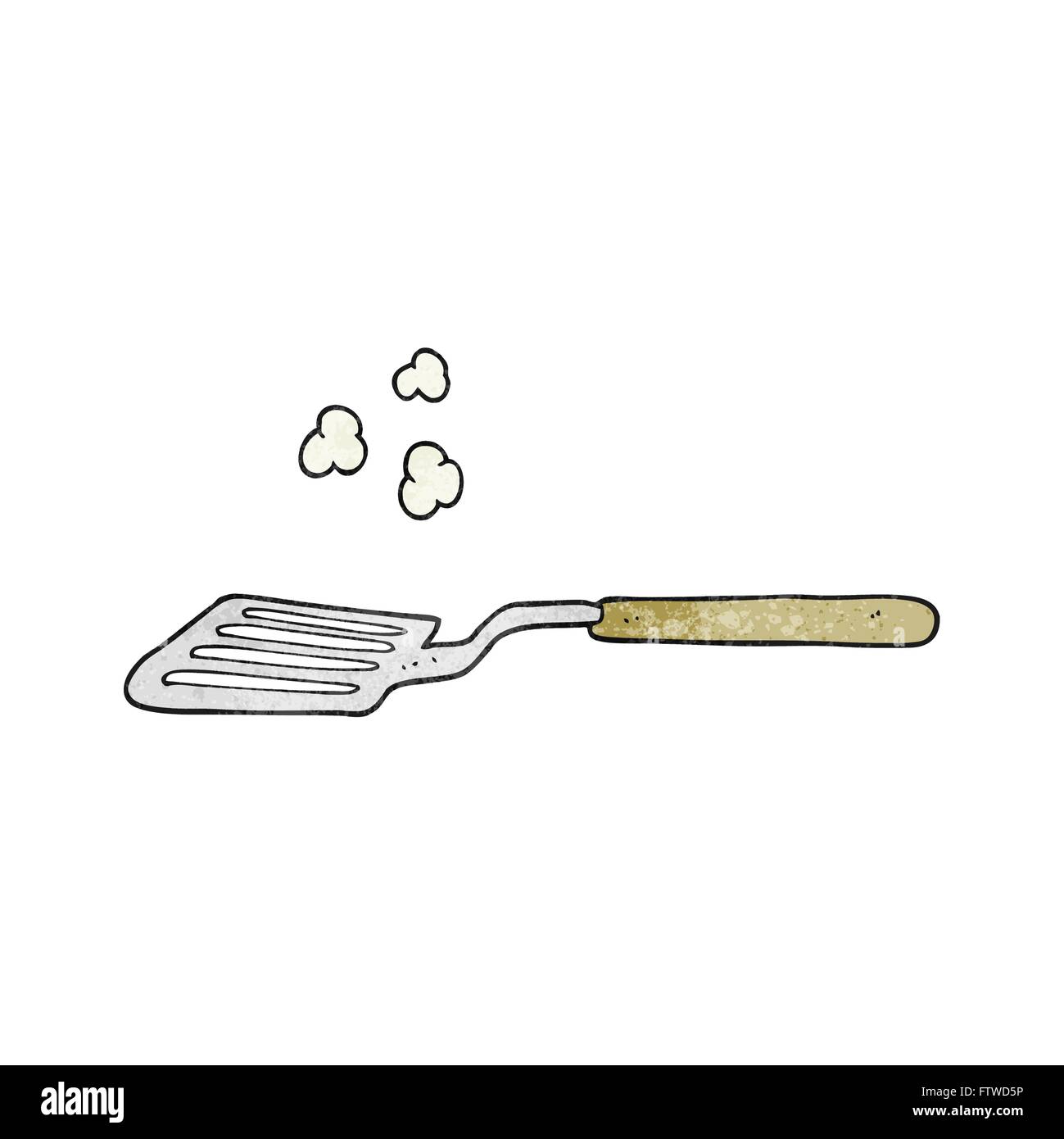 freehand textured cartoon spatula Stock Vector Image & Art Alamy