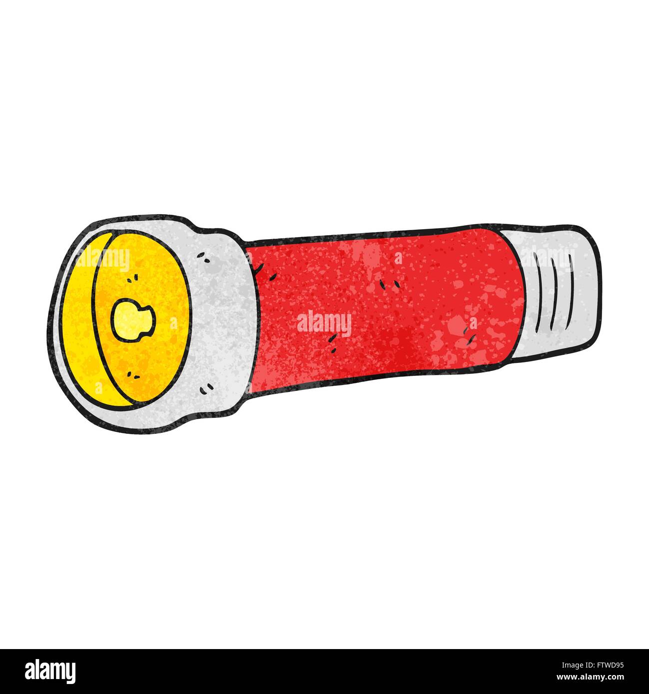 freehand textured cartoon torch Stock Vector Image & Art - Alamy
