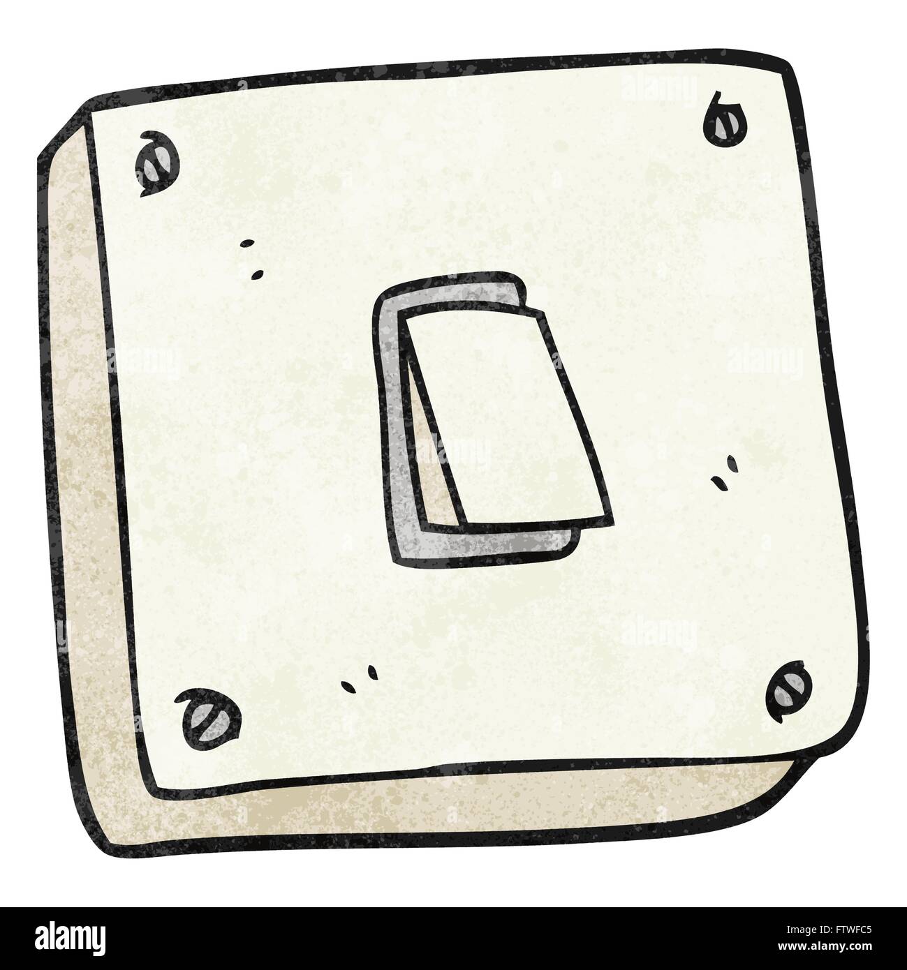 freehand textured cartoon light switch Stock Vector Image & Art Alamy