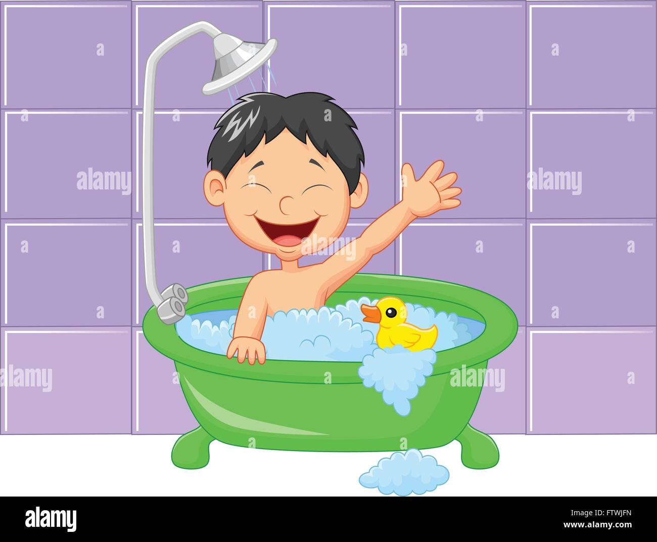 Cute cartoon boy having bath Stock Vector Image & Art - Alamy Cute cartoon boy having bath Stock Vector Image & Art - Alamy