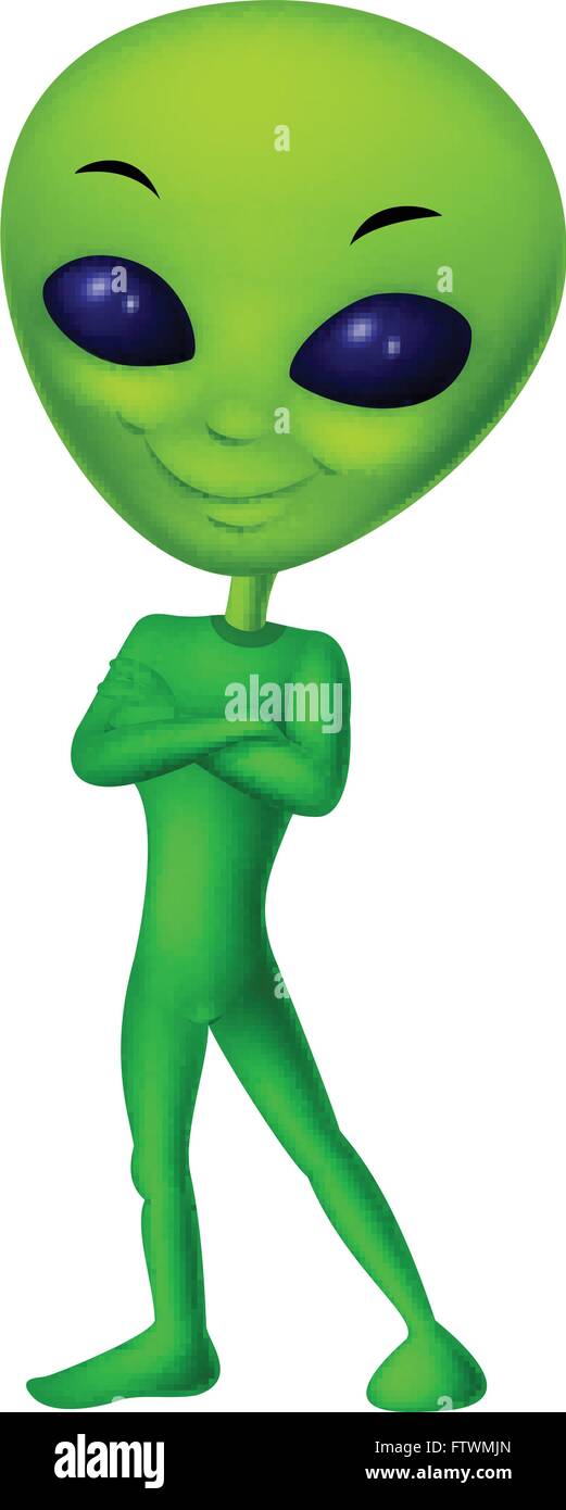 Cute green alien cartoon Stock Vector Image & Art - Alamy Cute green alien cartoon Stock Vector Image & Art - Alamy