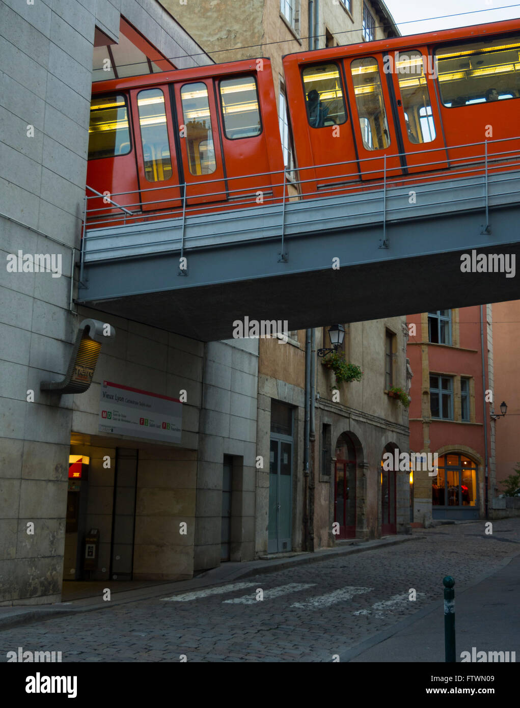 Funicular lyon hi-res stock photography and images - Alamy