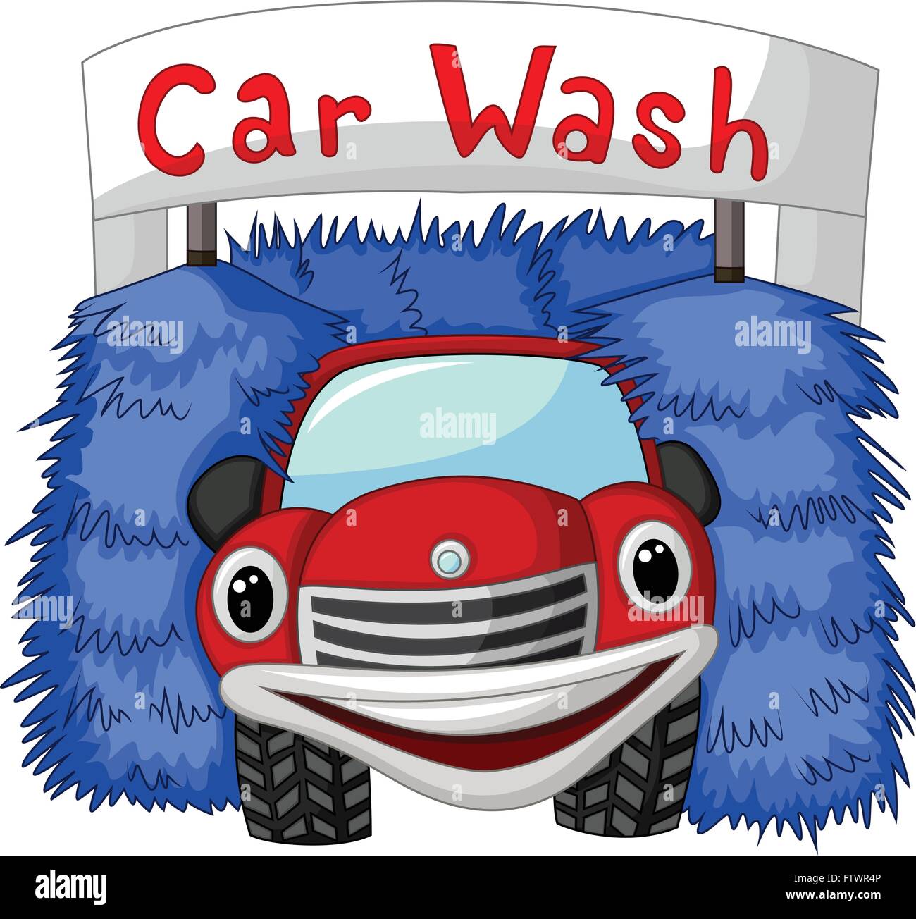 Jet wash car Stock Vector Images - Alamy