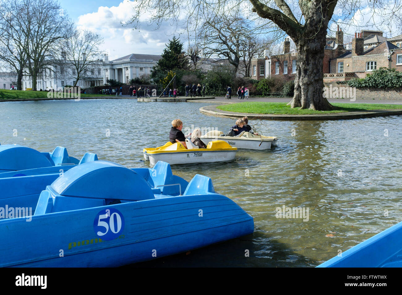 Greenwich Park boating lake, Greenwich, London, UK Stock Photo Alamy