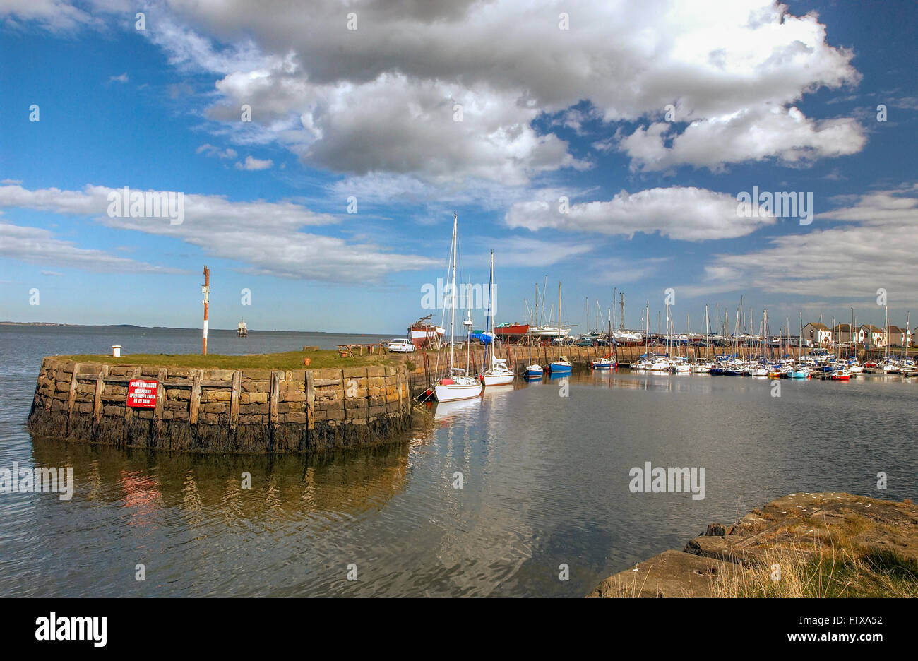 The harbour in the village of Tayport in Fife, Scotland Stock Photo Alamy