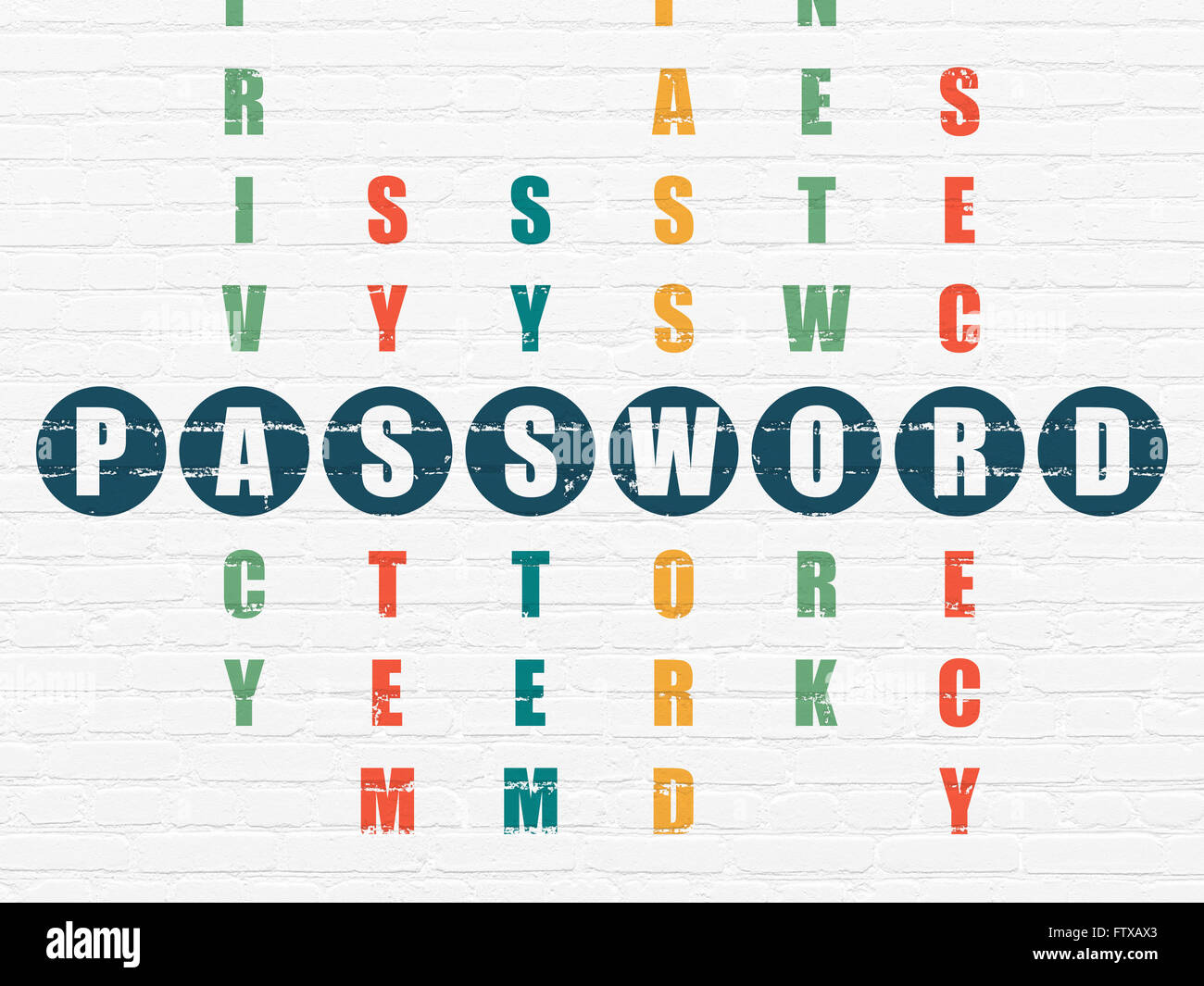 Privacy concept: Password in Crossword Puzzle Stock Photo Alamy