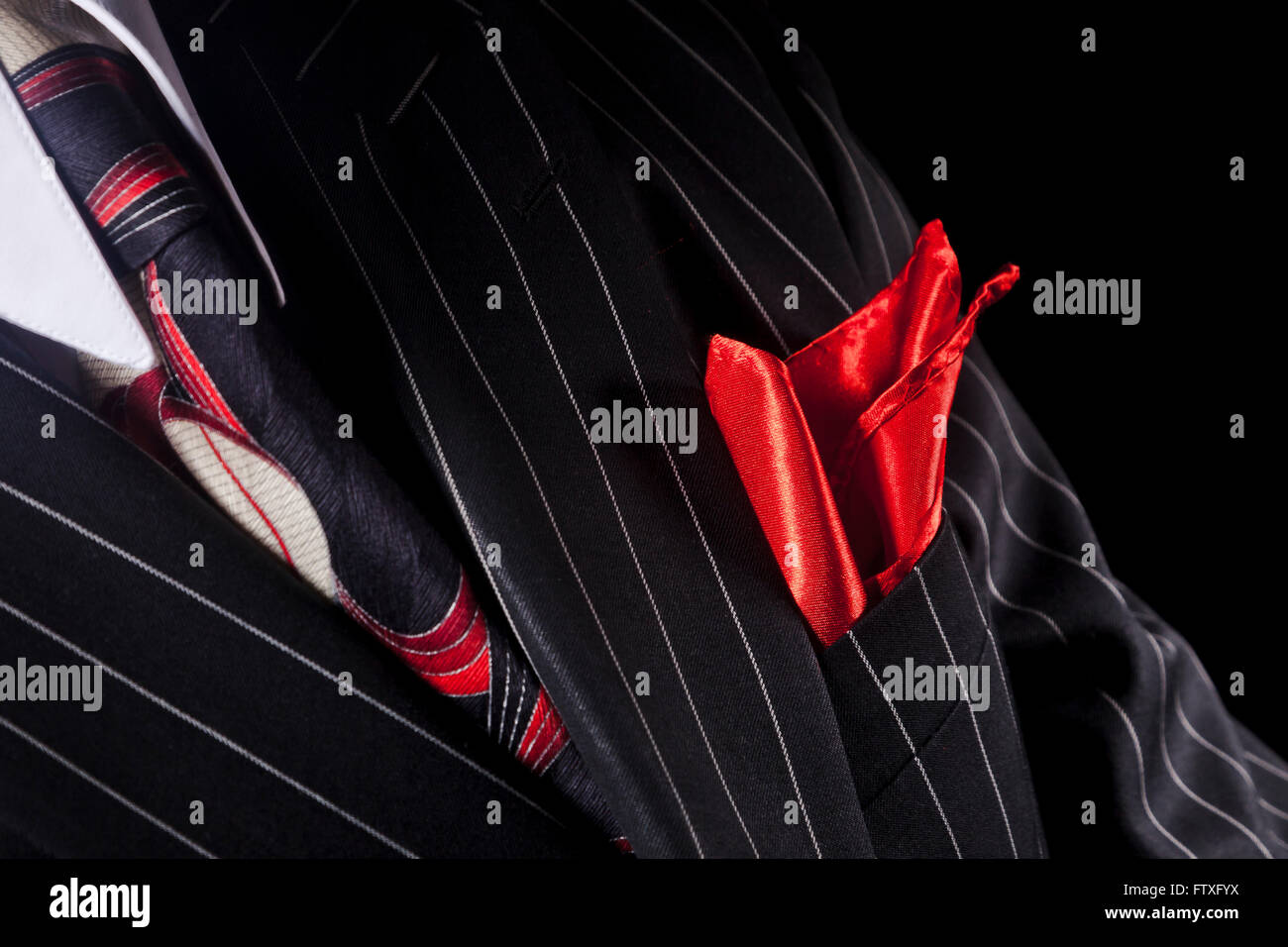 Black striped suit hi-res stock photography and images - Alamy