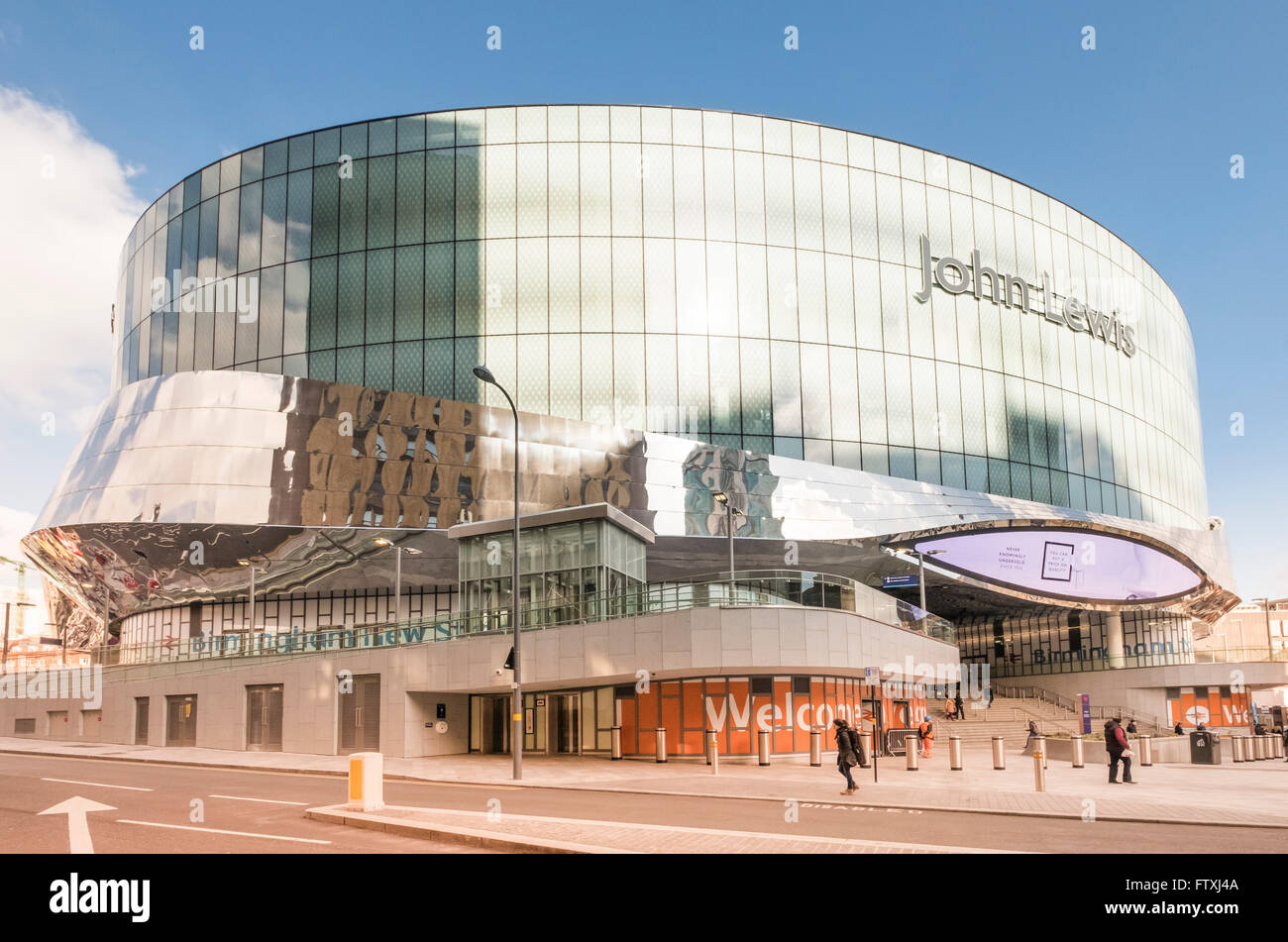 John Lewis store at Grand Central, Birmingham. For editorial usage