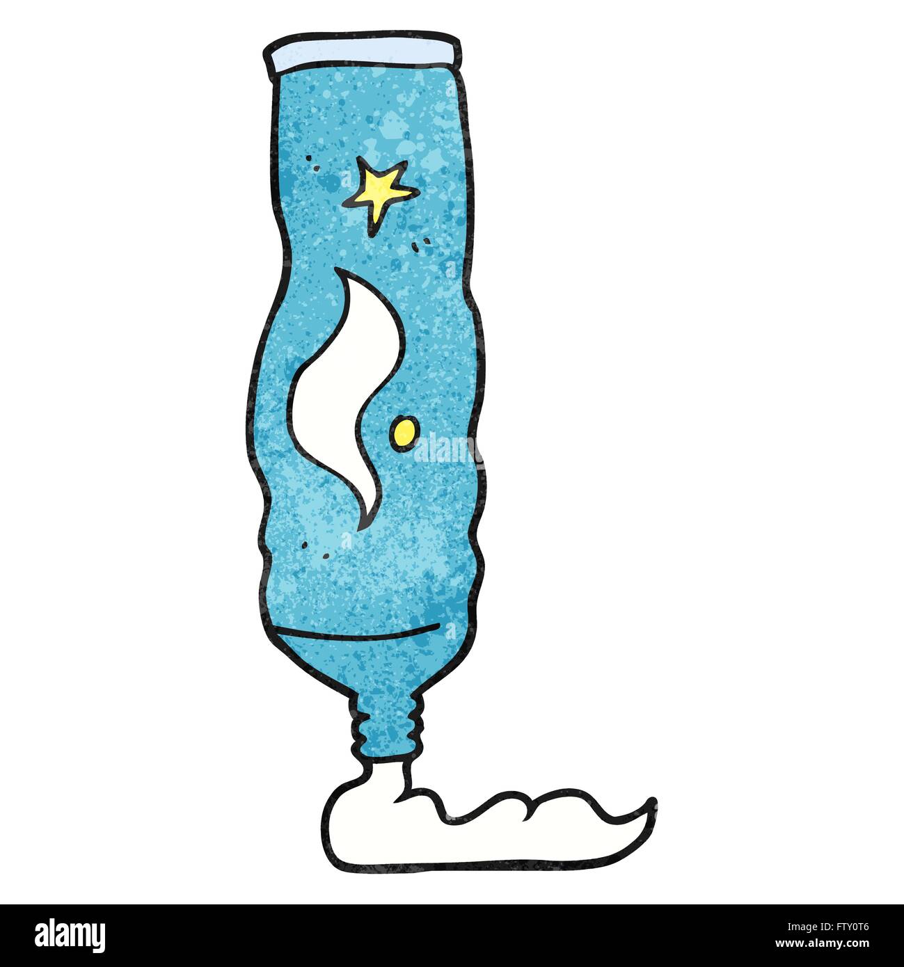 freehand textured cartoon toothpaste tube Stock Vector Image & Art - Alamy