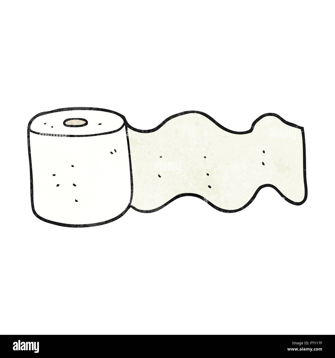 freehand textured cartoon toilet paper Stock Vector Image & Art Alamy