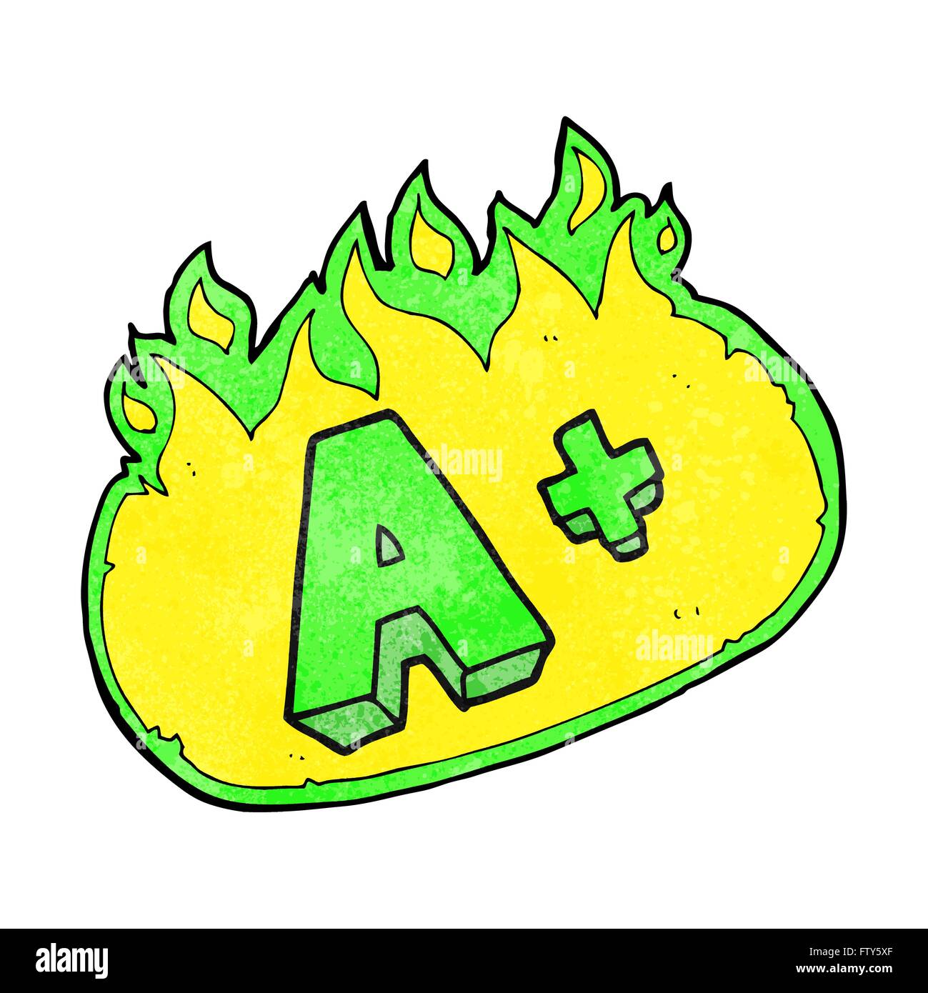freehand textured cartoon A grade symbol Stock Vector Image & Art - Alamy