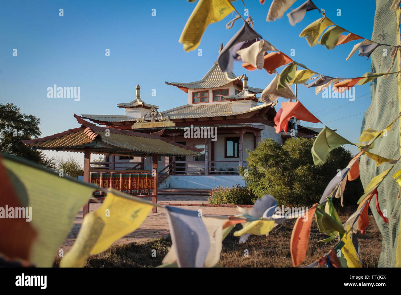 Respublika Kalmykija, Kalmykia, Russia, Buddhist temple Stock Photo - Alamy