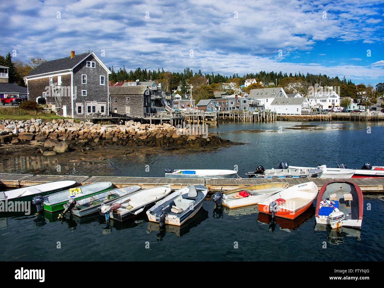 Harbor, Stonington, Deer Isle, Maine Stock Photo Alamy