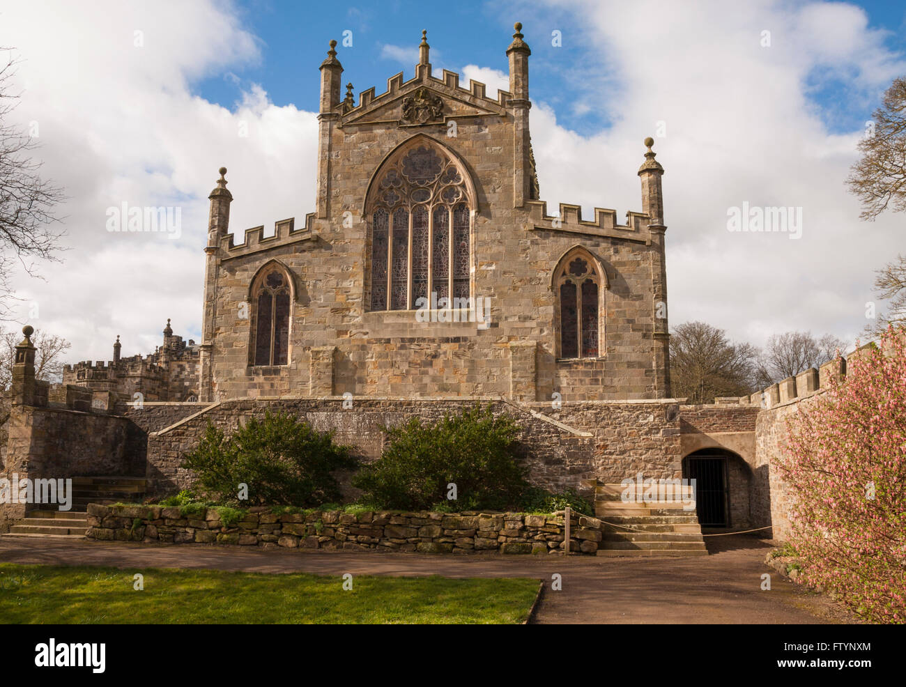 Auckland Castle in Auckland,Co.Durham including lawns and
