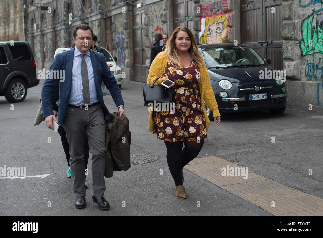 Turin, Italy. 30th Mar, 2016. Anna Todd writer from Texas, author of the book entitled 'After',  presents her latest book 'Before' for Salone OFF 365 on March 30, 2016 in Turin,Italy. Credit:  Stefano Guidi/Alamy Live News Stock Photo