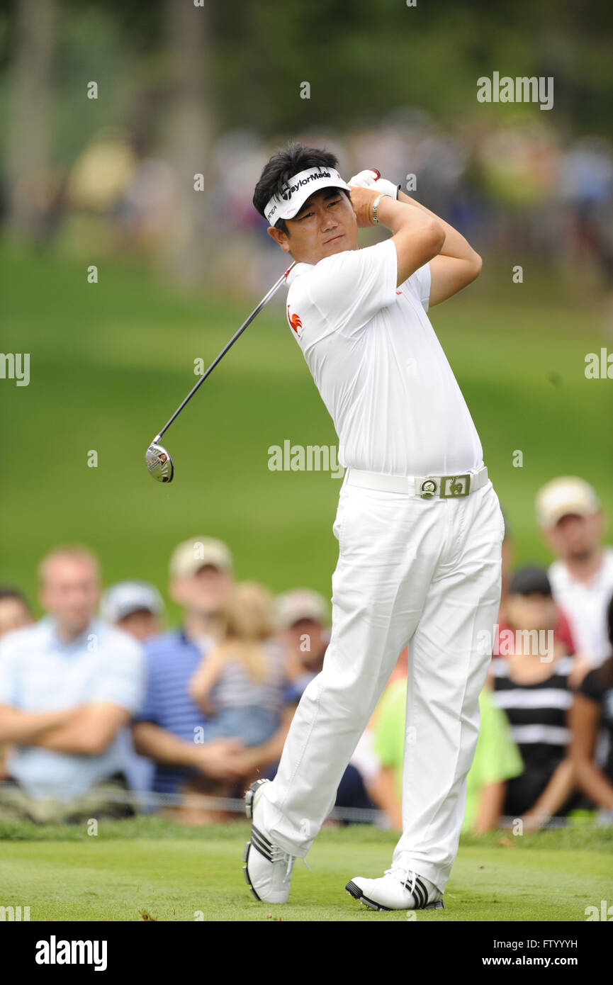 Chaska, MN, UNITED STATES. 16th Aug, 2009. Y.E. Yang of Korea during the final round of the 2009 PGA Championship at Hazeltine National Golf Club on Aug 16, 2009 in Chaska, MN.ZUMA Press/Scott A. Miller © Scott A. Miller/ZUMA Wire/Alamy Live News Stock Photo