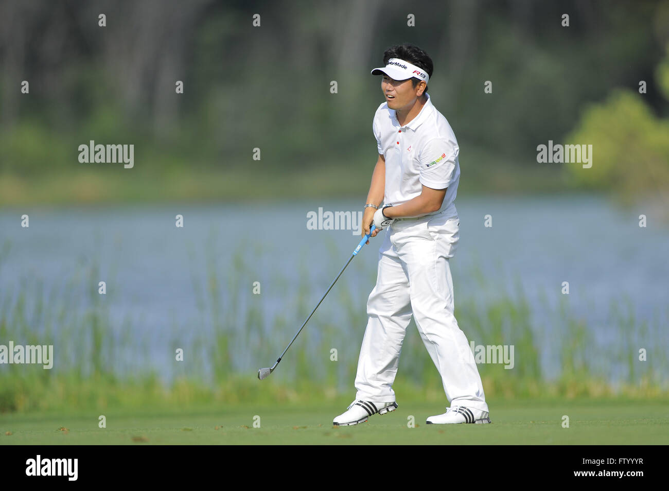 Chaska, MN, UNITED STATES. 16th Aug, 2009. Y.E. Yang of Korea during the final round of the 2009 PGA Championship at Hazeltine National Golf Club on Aug 16, 2009 in Chaska, MN.ZUMA Press/Scott A. Miller © Scott A. Miller/ZUMA Wire/Alamy Live News Stock Photo